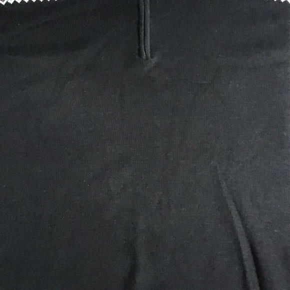 Bula black & red wool & Angora  3/4 zip  pullover Sz XL made in Hong Kong 🇭🇰 - Picture 4 of 14